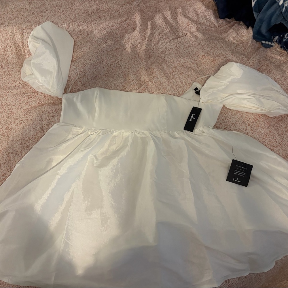 Lulu's Off Shoulder Mini Dress